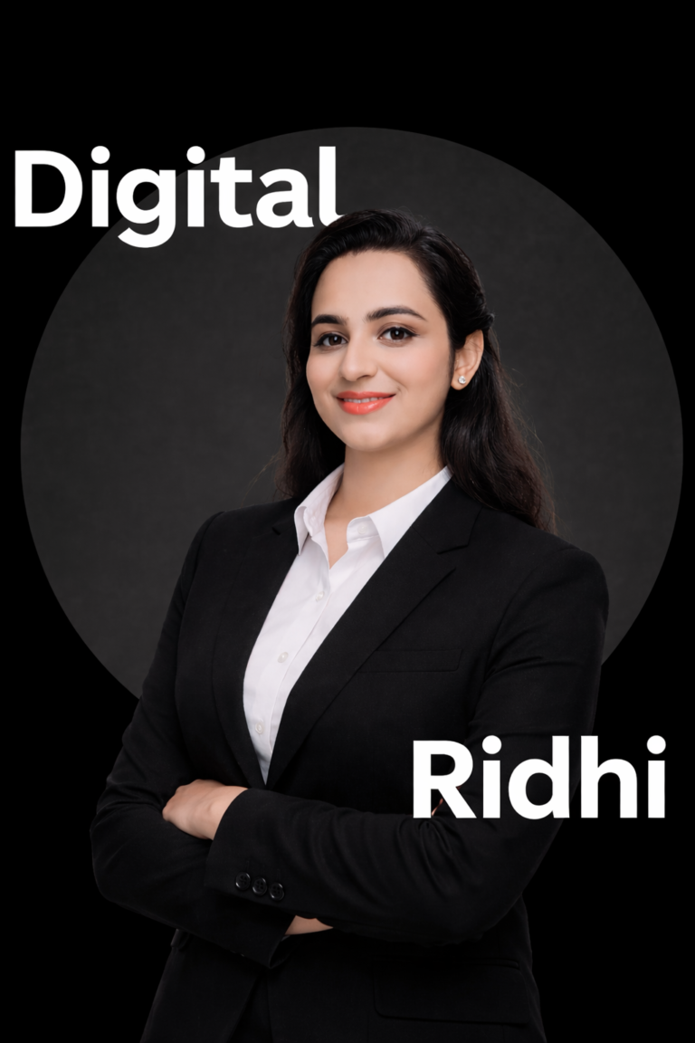 Ridhi — freelance WordPress designer and digital marketer from Ratangarh Rajasthan