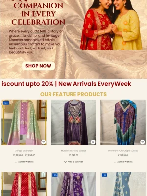 Ecommerce website digitalridhi portfolio