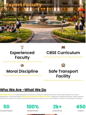 School landingpage digital ridhi portfolio